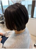 ワンホンレイヤー/ミルクティーブロンド/ダークブルー/東村山