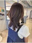 透明感ロングレイヤー×シアーベージュサマー赤羽美容院