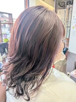 ヘアー シュシュ(Hair chouchou) 白髪ぼかしにも◎ ラベンダーグレージュ×ゆるふわパーマ
