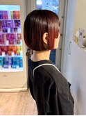 グラデーションカラー&ステップカット