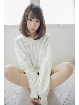 シャイン ヘア ブレンド 二子玉川(Shine hair blend) 【二子玉川】丸みショート無造作カールボブディイルミナカラー47