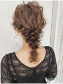 編み下ろしヘアアレンジ♪