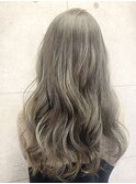 N.アッシュベージュ×ハイライト