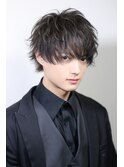 ホワイトシルバーショートウルフ