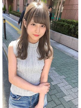 テオ(Theo) Theo /エメラルドアッシュ/ 巻き髪風パーマ／セミロング