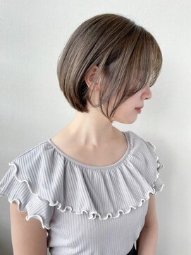 ヘアーアンドスパ フェリーチェ ミチ 野田屋町店(HAIR&SPA felice MICHI) 【feliceMICHI島田和也】丸みショートボブ