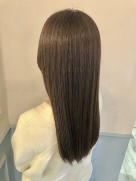 フレーム へアアンドトリートメント 天王寺北口店(FRAME) [FRAME 天王寺北口店] 艶カラー透け感ベージュ