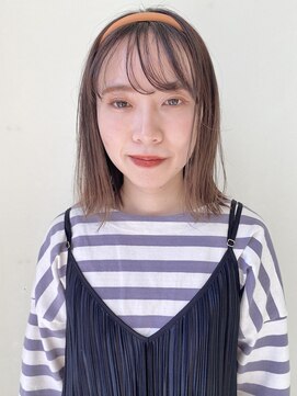 ココロクレド(COCOLO credo) ぱつボブ × ベージュナチュラルグラデーションカラー