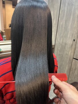 イーラヘアー(ERA HAIR) ロング極上髪質改善トリートメント×ダークグレージュ
