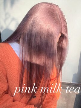 ベレーザ 渋谷(BELEZA) ba690_透明感ベビーピンクハイトーンカラーシースルーバンク