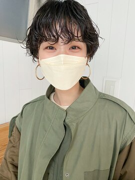 アルバム 池袋(ALBUM) ショートパーマ_ショコラベージュボブルフ_ba383891