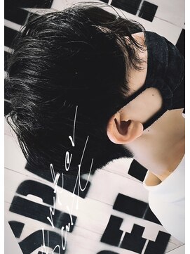 アグ ヘアー シフレ 本町通り店(Agu hair sifle) 韓国系メンズセンターパートマッシュ