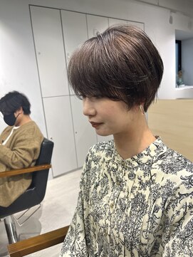 ニコフクオカヘアーメイク(NIKO Fukuoka Hair Make) 【NIKO】福岡天神大名前髪長めショート大人可愛いマッシュ