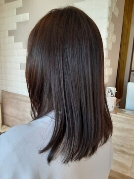 ヘアーズファイン(hair's fine) リカームストレート+カット