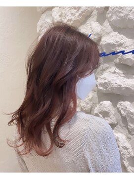 モアナ バイ ヘッドライト 沖縄南風原店(Moana by HEADLIGHT) Moana【南風原】#ピンクベージュ#デジタルパーマ#大人可愛い