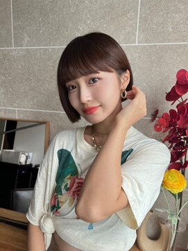 サンド 鹿児島中央(sand) 黒髪/グレーベージュ/レイヤーロング/前髪パーマ[鹿児島中央駅]