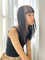 ラフィス ヘアー コパン 小倉店(La fith hair copain) 【La fith】ストレート×オン眉