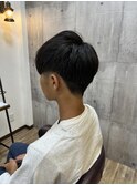 マッシュ×刈り上げ
