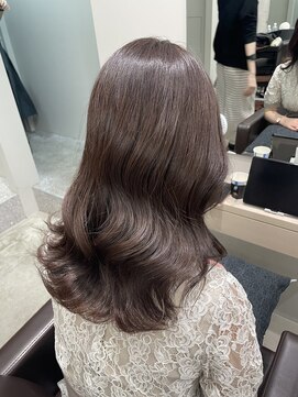 カノイ(KANOI) ラベンダーカラー/ミディアムレイヤー/韓国巻き