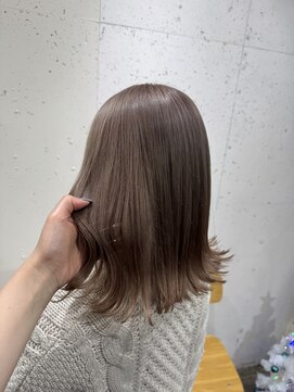 アジールヘア 北千住駅西口店(agir hair) ミルクティーベージュカラー ミルクティーカラー