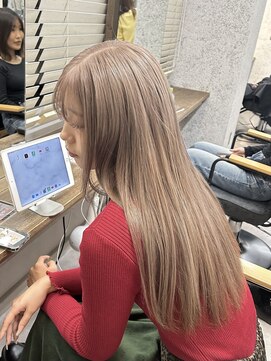 ローレン(Lolen.) ミルクティーベージュ/似合わせカット/フェミニンロング