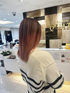 ヘアアンドビューティー クアトロ 戸祭店(QUATRO) バレイヤージュ