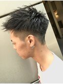刈り上げ爽やかアップバング