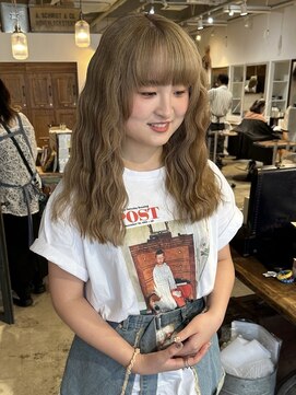 ナルヘアー 越谷(Nalu hair) 髪質改善カラー/ブリーチ/ハニーベージュ