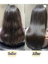 ヨンサンキュウ(439) 贅沢な【髪質改善】プラチナストレート