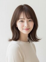 ボヌール 西宮北口(Bonheur)&nbsp;【ミディアムレイヤー】レイヤーカット/ミディアム/顔周りカット