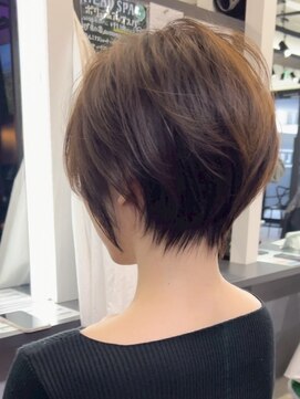 ブレス ヘアデザイン(BLESS hair design) 静岡駅ショートボブショートカット顔まわりレイヤーカット韓国風