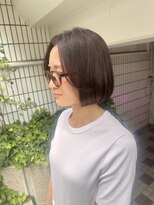 ビンナ(BINNA) 大人のブラウンボブスタイル