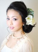 ブリエ☆結婚式スタイル☆サイド上品アップ