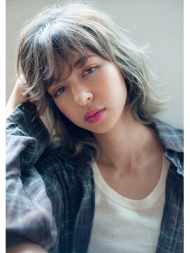 ホーミートウキョウ(HOMIE TOKYO) 3Dカラー ×ジグザグバング ×ミニマムボブ【西村康平】