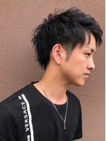 ヘアー ブランシェ 天下茶屋店(HAIR Branche) ネープレスツーブロック×アップバング