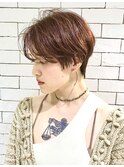 Coast.ベリーショート×ピンクバイオレットカラー×小顔