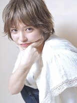 パール(PearL)&nbsp;【PearL】ラベンダーミルクティー/くすみベージュショート