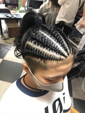 トリックストア(TRICK STORE) ハーフコーンロウ×ポニーテールセット☆