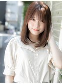 【ROMA銀座】20代30代40代/髪質改善/さらツヤストレートロブヘア