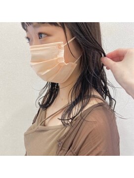 ウイバイファースト(u'i by first) ≪ラフさが可愛いミディアムレイヤー♪≫うぶ毛インナーカラー