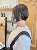 黒髪ボブ/大人かわいい/美髪/こなれミディ/地毛風カラー/22