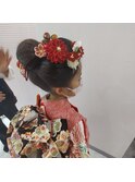 ７歳　日本髪