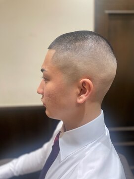 ヒロギンザバーバーショップ 神楽坂店(HIRO GINZA BARBER SHOP) スキンフェード×ボウズ