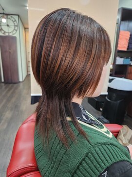 髪結(KAMI-YUI) セミロングウルフ