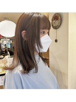アルマヘアー(Alma hair by murasaki)&nbsp;◎顔まわりレイヤーのベージュカラー◎