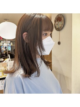 アルマヘアー(Alma hair by murasaki) ◎顔まわりレイヤーのベージュカラー◎