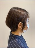 似合わせショートカット×カラー【ナチュラルブラウン】