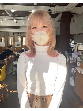 ヘアメイクエイト 丸山店(hair make No.8) ◆担当：岩切祐樹◆ミルクティーベージュ×フェイスレイヤー