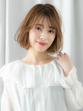 ドクターズ サロン ラブ(Dr's Salon LAB) ハイライトカラー髪質改善ゆるふわくびれボブk古河20代30代40代