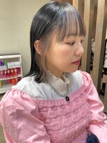 ヘアーアンドメイク アズール 浦和店(Hair&Make Azur) ホワイトピンクのフェイスフレーミング